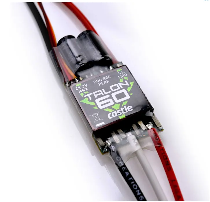 Castle Creations Talon 60 Brushless Esc W/Heavy Duty Bec (Cse010016300) 1