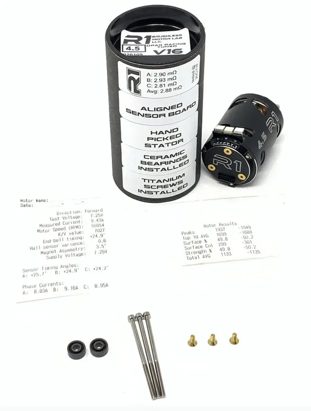 R1 Wurks 4.5T V16 Drag Racing Tuned 7500Kv Motor (020109) 1