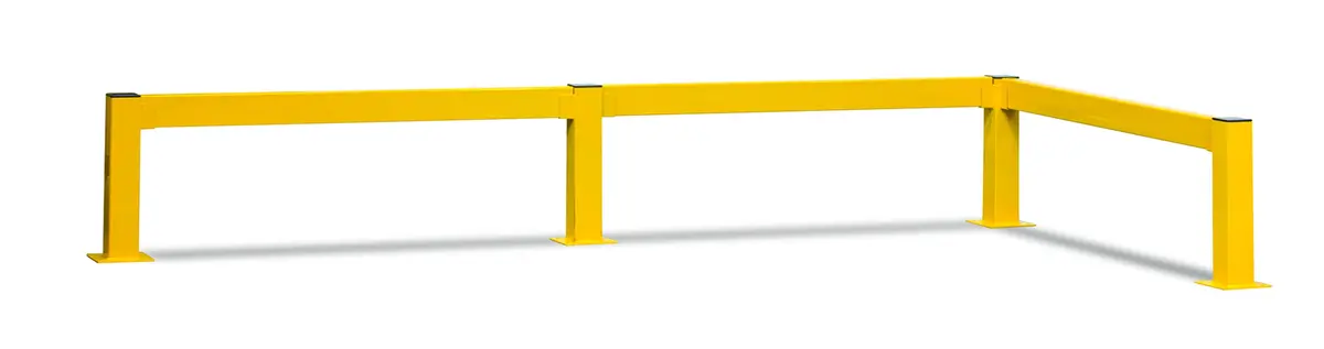 Lift-Out Modular Warehouse Rail Barrier System 1