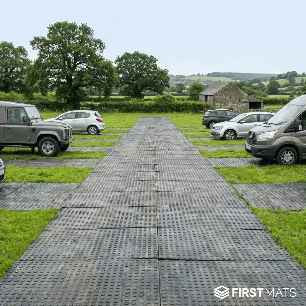 Standard Temporary Car Park Mats 1