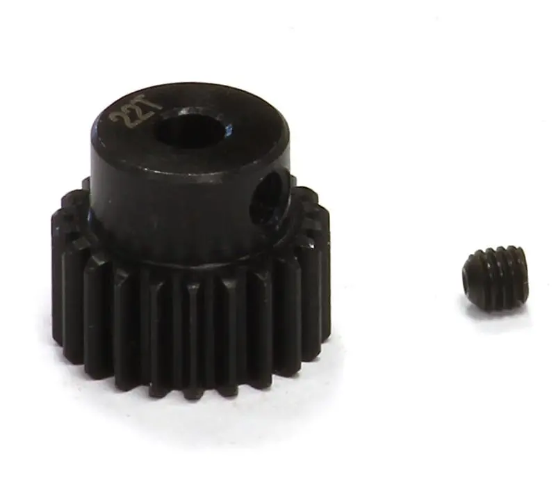 Integy 22T Steel Pinion Gear For Traxxas 1/16 E-Revo, Slash, Summit, Rally (T3472) 1