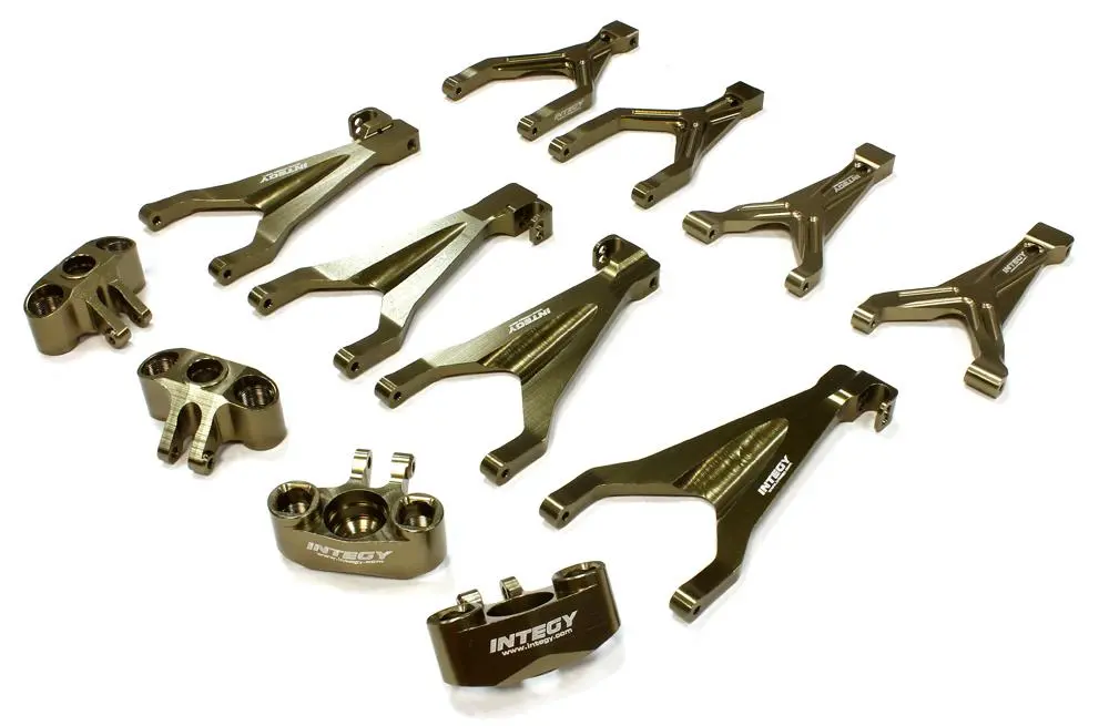 Integy Billet Machined Type Iv Suspension Conversion Kit For 1/16 Traxxas E-Revo (T3986grey) 1