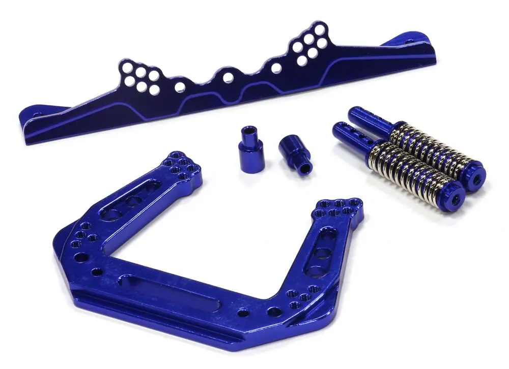 Integy Alloy Front Shock Tower For Nitro Rustler (T6789blue) 1