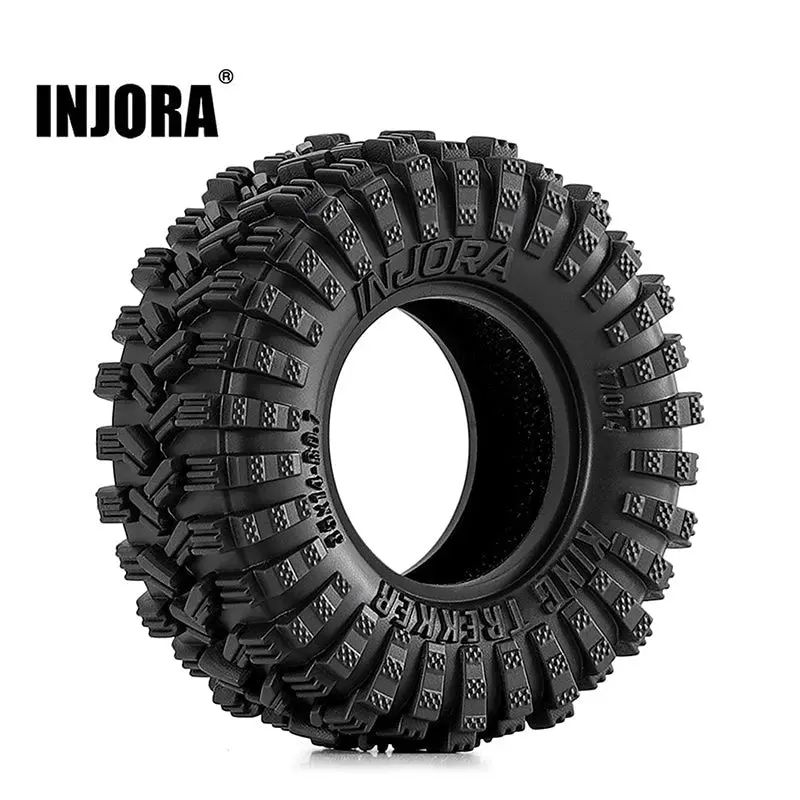 Injora 0.7" 35*14Mm King Trekker Tires For 1/30 Scx30 (T7014) (4) 1