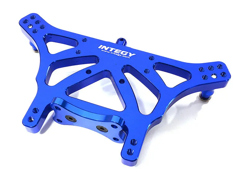 Integy Rear Shock Tower Ii For 1/10 Electric Slash 2Wd, Rustler 2Wd & Stampede 2Wd (T7993blue) 1