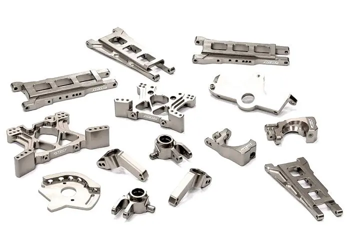 Integy Billet Machined T2 Conversion Kit For 1/10 Stampede 4X4 & Slash 4X4 (Non-Lcg) (Silver) (T8595silver) 1