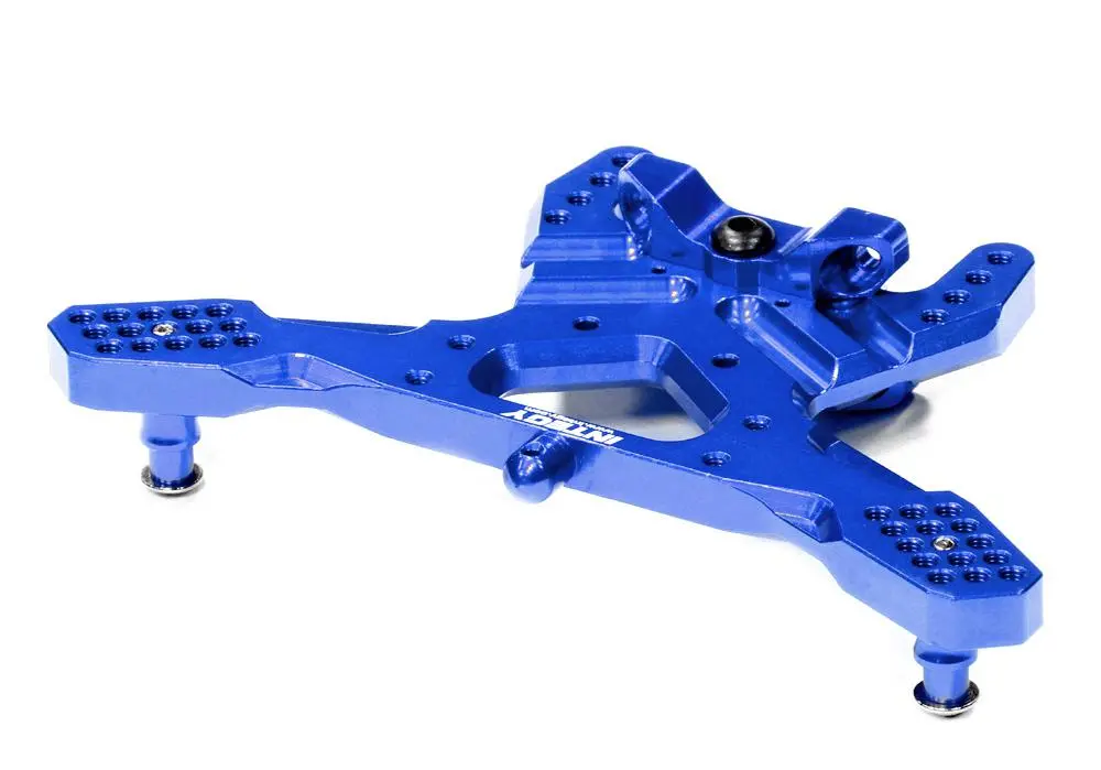 Integy Billet Machined T3 Rear Shock Tower For 1/10 Rustler 2Wd/Stampede 2Wd/Slash 2Wd (T8648blue) 1
