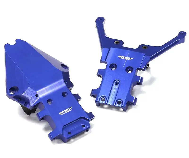 Integy Billet Machined Fr. & Rr. Bulkhead For 1/10 Slash 4X4 & Stampede 4X4 (Non-Lcg) (T8656blue) 1
