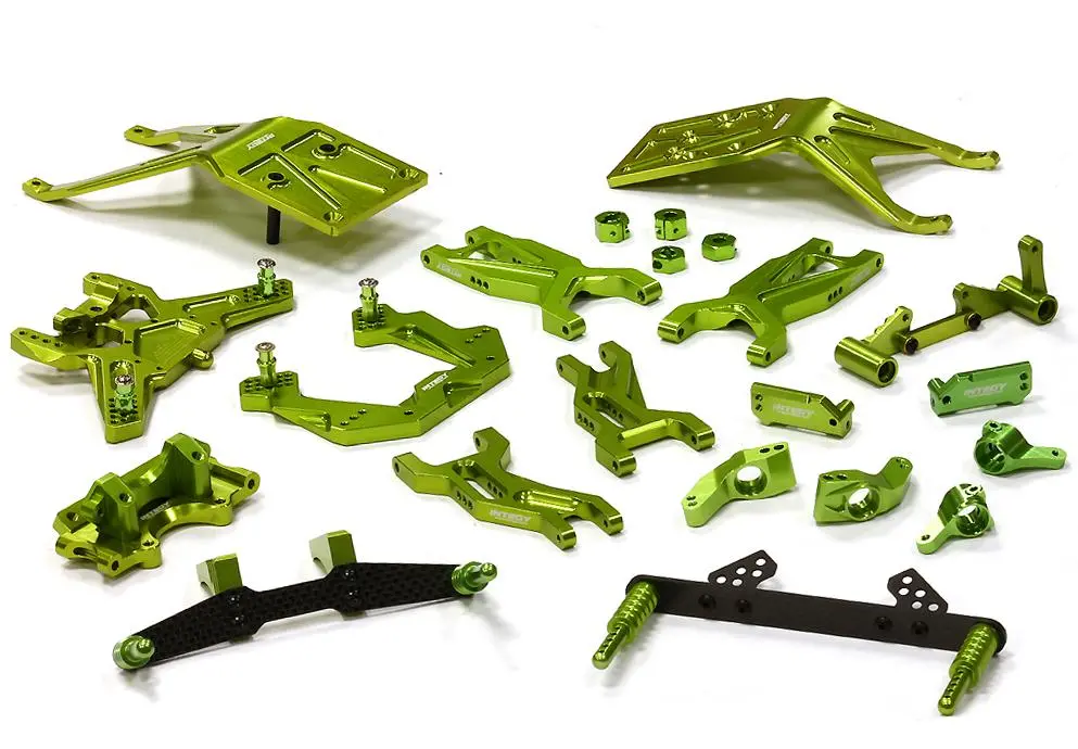 Integy Billet Machined Complete Suspension Kit For 1/10 Traxxas Slash 2Wd (T8676green) 1
