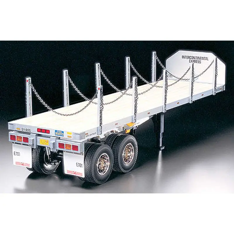 Tamiya 1/14 Semi Flatbed Trailer Kit (Tam56306) 1