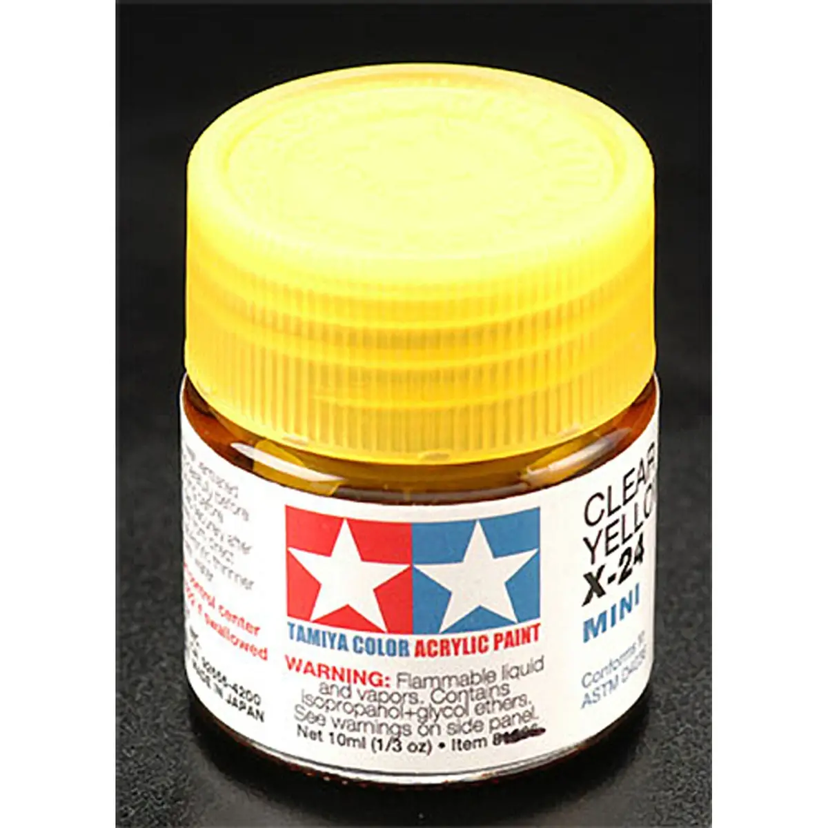 Tamiya Acrylic Mini X24, Clear Yellow (Tam81524) 1