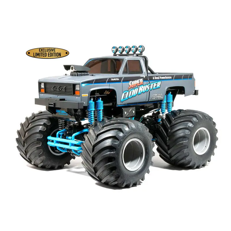 Tamiya 1/10 Super Clod Buster 4Wd Truck Kit Grey (Limited Edition) (Tam92437) 1