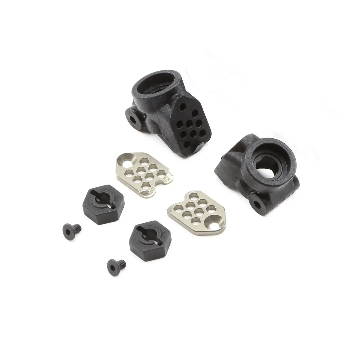 Team Losi Dirt Genii Rear Hub Set Complete: All (Tlr234075) 1