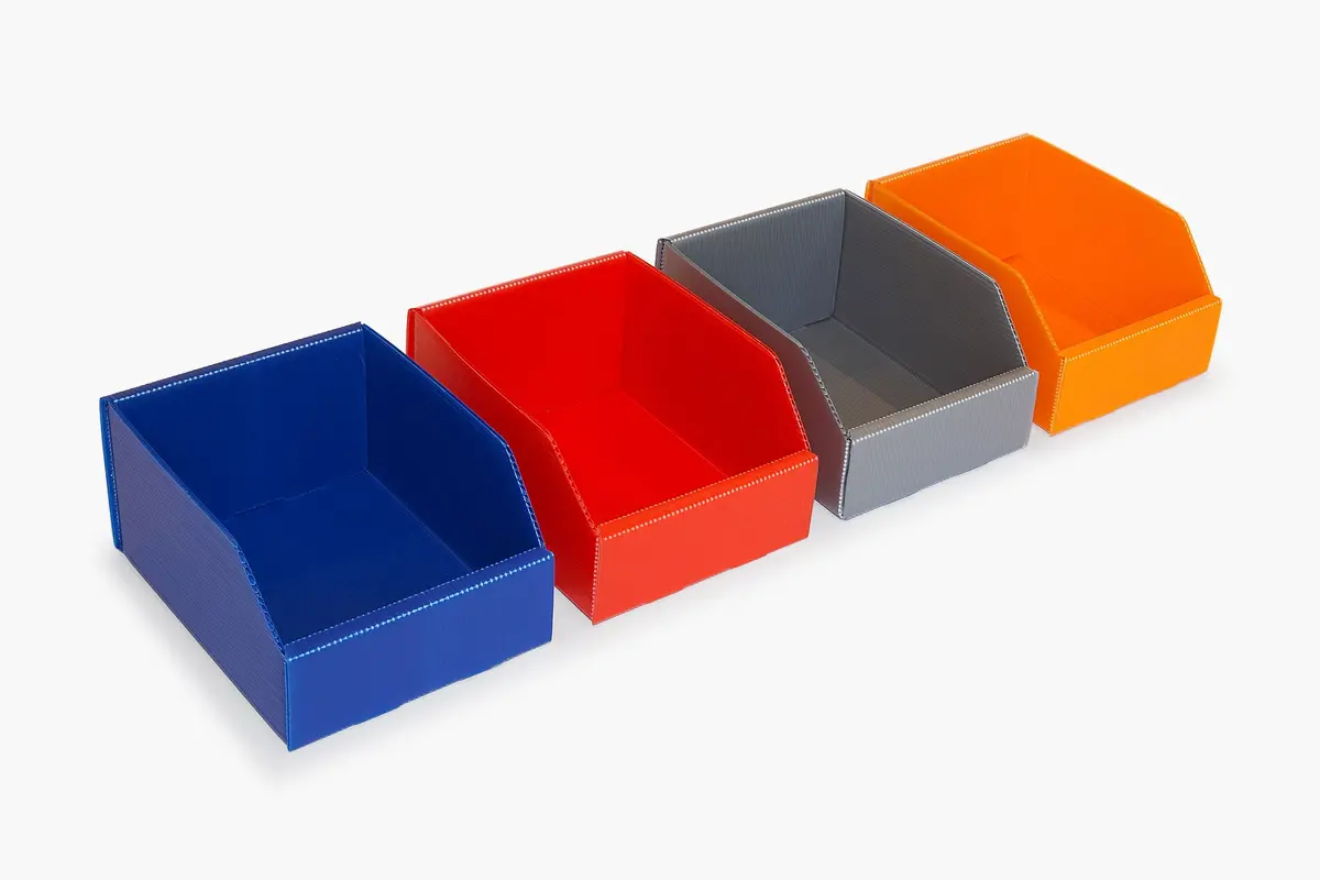 Plastic Polypropylene Small Parts Bins 100Mm X 300Mm X 200Mm - 25 Pack 1