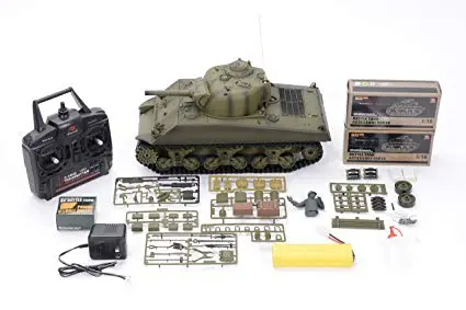 Heng Long V7.0 1-16 U.S.A M4a3 "Sherman" Rc Tank(Bb And Ir)  (3898-Full Pro) 1
