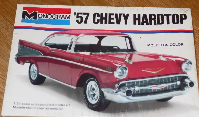Monogram '57 Chevy Hardtop 1:24 Model Kit 2225 1