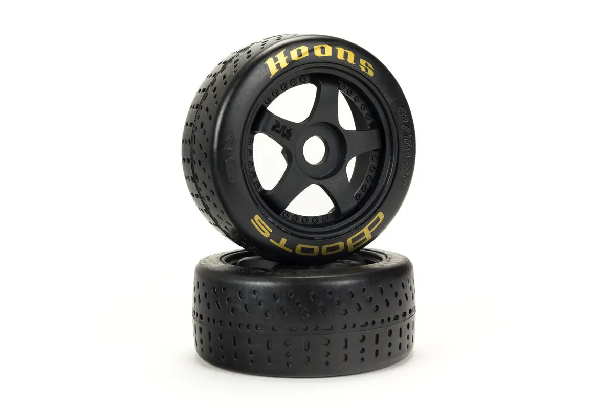 Arrma 1/7 Dboots Hoons Front 100 Gold Pre-Mounted Belted Tires, 17Mm Hex (2) (Ara550071) 1