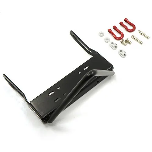 Yeah Racing Stinger Steel Bumper W/ Winch Mount And Shackles For Axial Scx10 (Ya-0454) 1