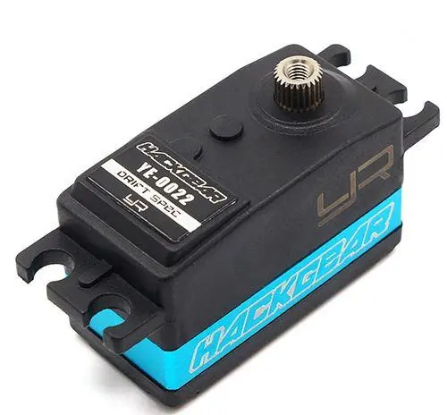 Yeah Racing Hackgear Drift Spec Low Profile Digital High Speed Servo (Blue) 1