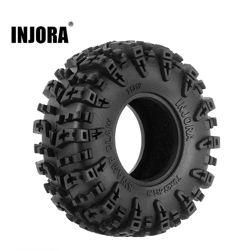 Injora 1.3" 70*27Mm Swamp Claw M/T Tires (T1319) (4) 1