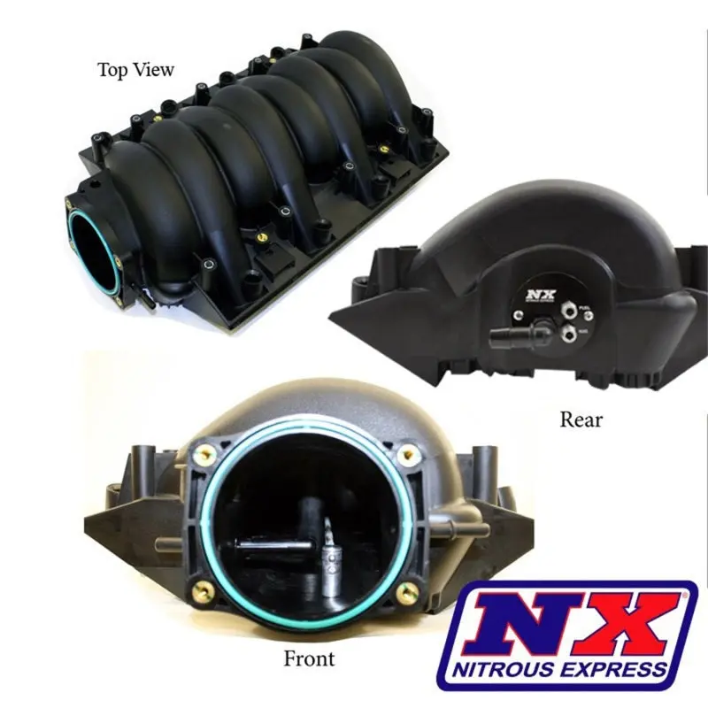 Nitrous Express Ls3 Factory-Style Intake Manifold With Integrated Hidden Nitrous Spray Bar 1