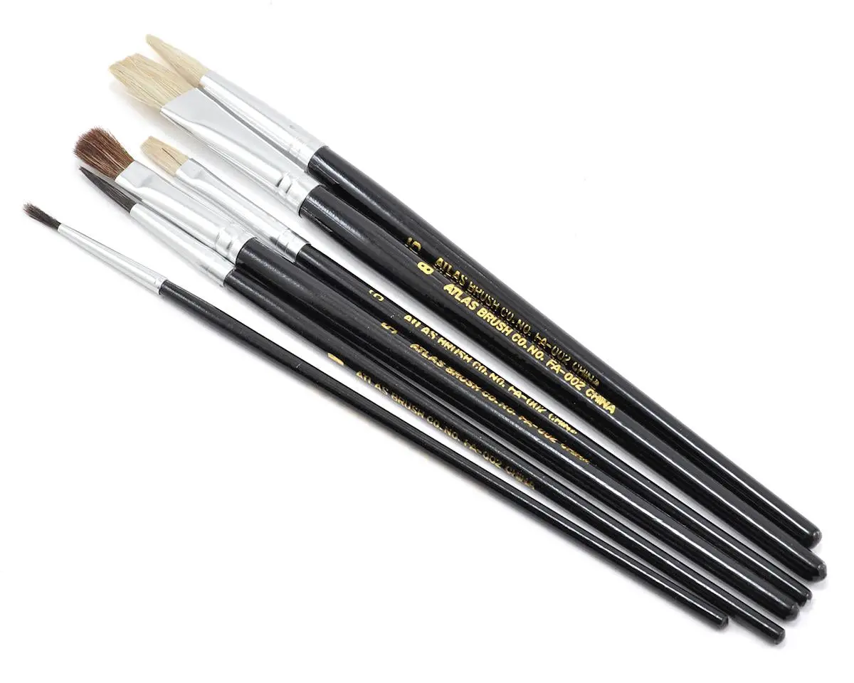Atlas Brush Economy Paint Brush Set (6) (Absfa-002) 1