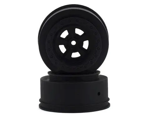 Team Associated Dr10 Drag Racing Rear Wheels (Black) (2) (Asc71078) 1
