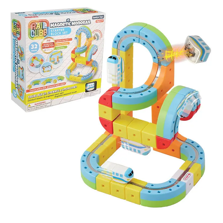 Railcube Magnetic Monorail Starter Set(Rc-24076-1) 1