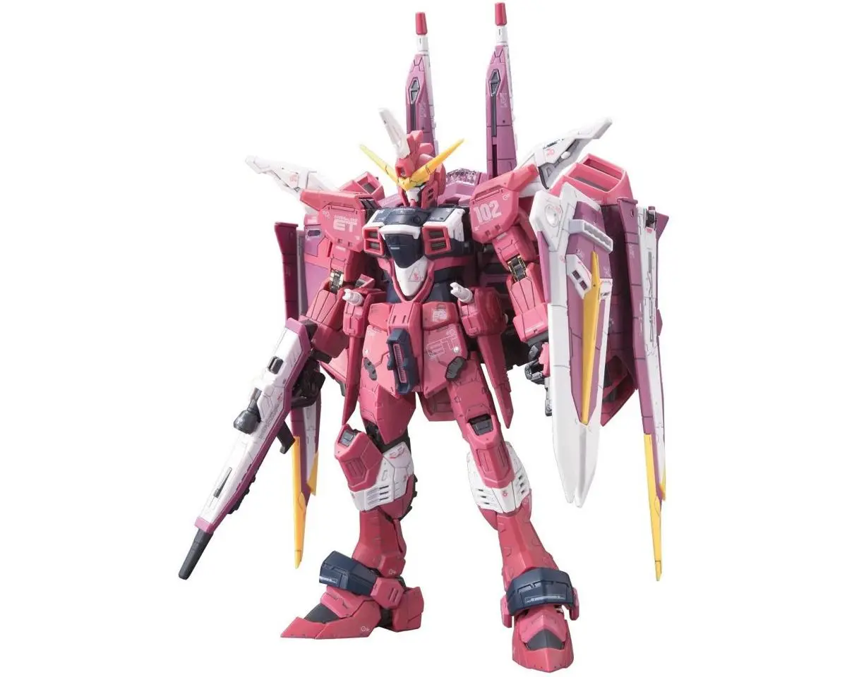 Bandai: Rg 1/144 #9 Zgmf-X09a Justice Gundam "Gundam Seed" Model Kit (Bas2177083) 1