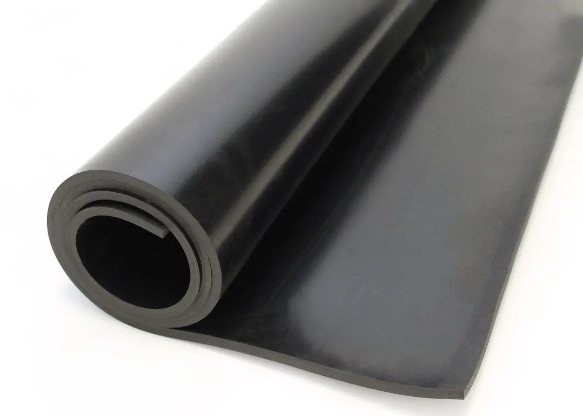 Black Shotblast Rubber Sheet Rolls (Sbr) 3Mm To 12Mm 1