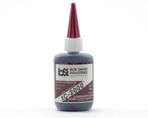 Bob Smith Industries Ic-2000 Black Rubber Toughened Ca (1Oz) (Bsi-117) 1