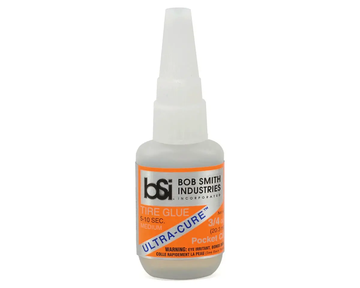 Bob Smith Ultra Cure Tire Glue Medium Thin Ca 1Oz (Bsi-129) 1