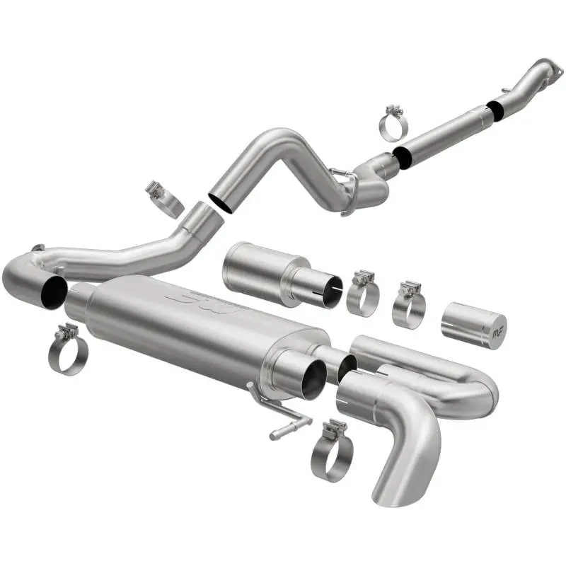 Magnaflow Cat-Back Exhaust System For 2021 Ford Bronco Overland – Single Straight Driver-Side Exit (No Tip) 1