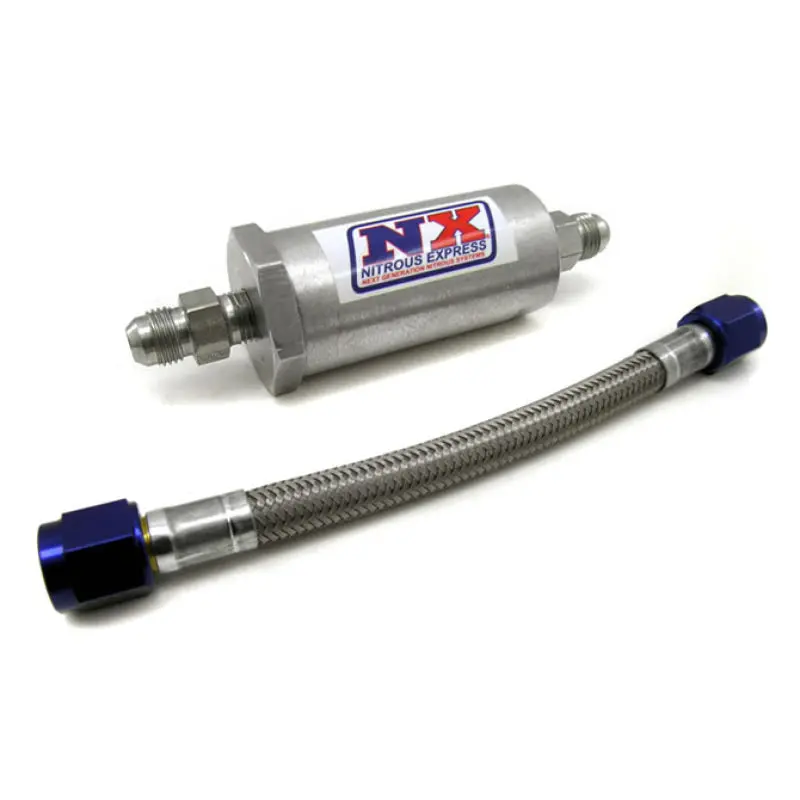 Nitrous Express Pure-Flo Stainless Steel N2O Filter With Lifetime-Cleanable Design 1