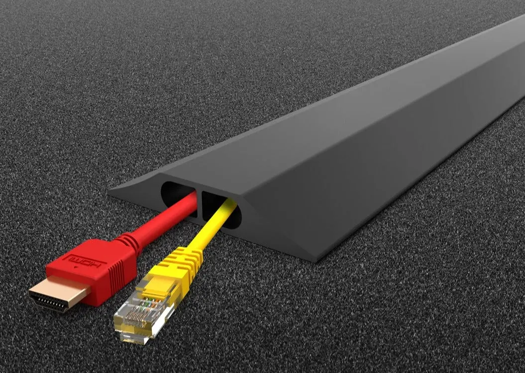 Dual Channel Data Cable Protector - 3M Long 1