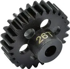 Hot Racing 26T Steel Mod 1 Pinion Gear 5Mm (Nsg26m1) 1