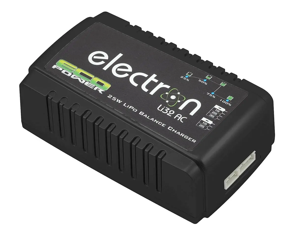 Ecopower "Electron Li32 Ac" Lipo Balance Battery Charger (2-3S/2A/25W) 1