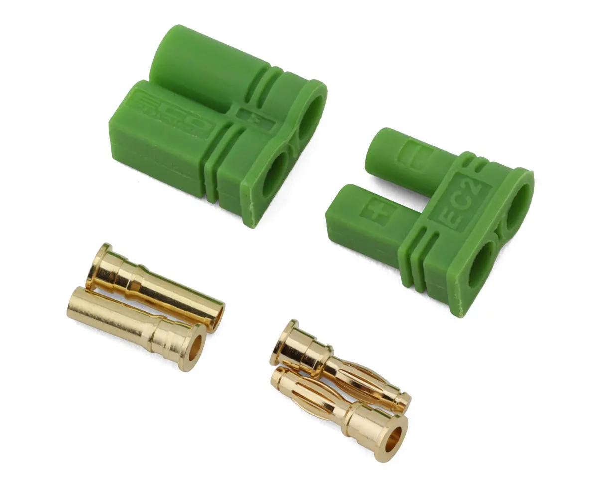 Ecopower Ec2 Plugs (1 Pair Female/Male) - Female Compatible W/Male Ic2  (Ecp-1510) 1