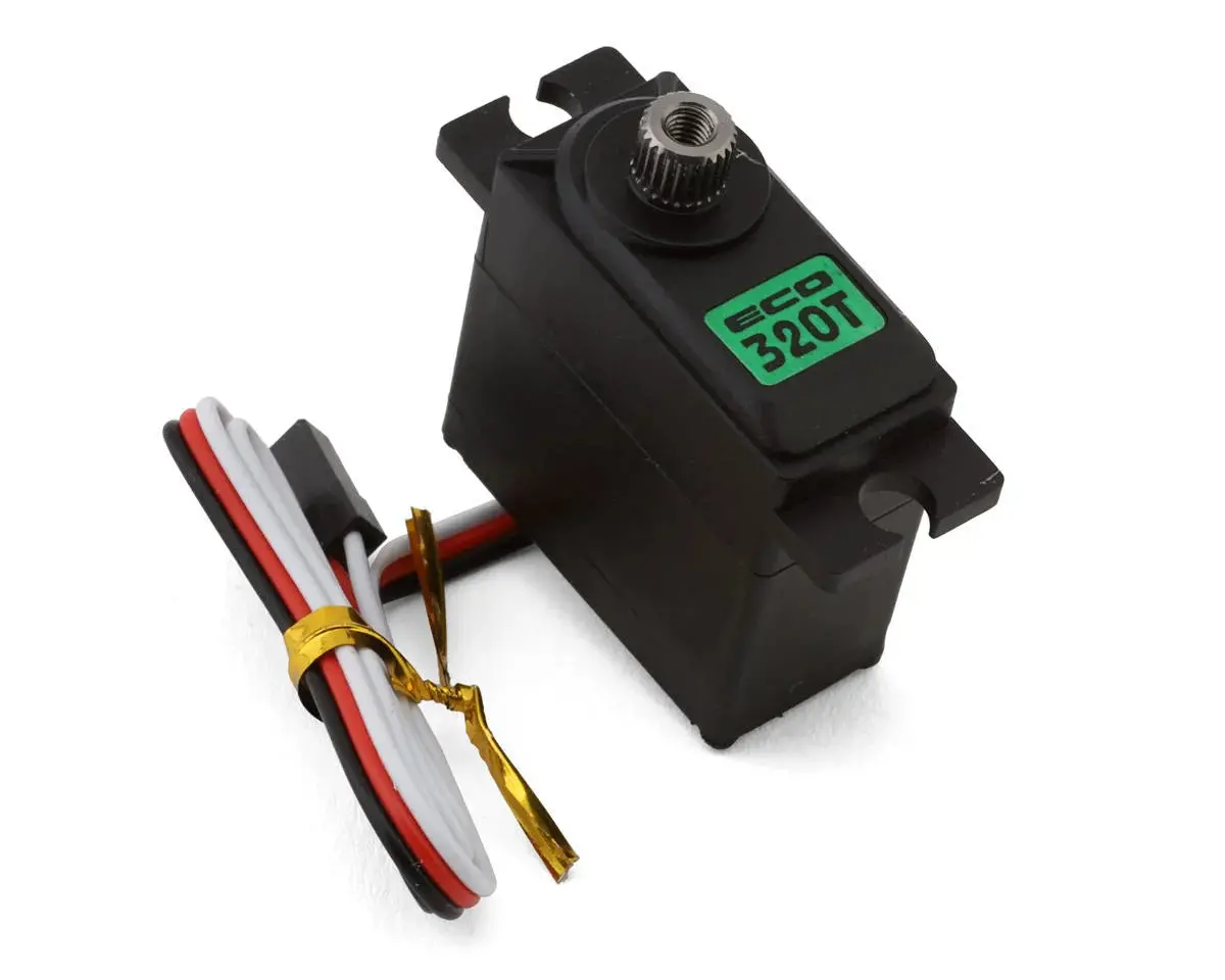 Ecopower: Wp320t Digital Waterproof Metal Gear Mini Servo (High Torque) W/Aluminum Clamping Horn For 1/16 Traxxas™ Vehicles (Ecp-320T) 1