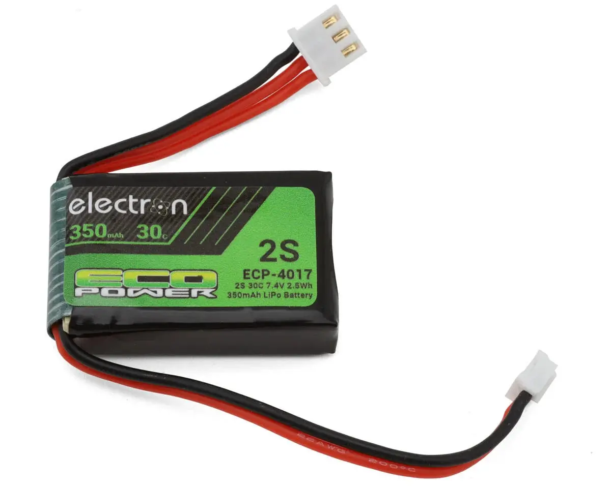 Ecopower "Electron" 2S 30C Lipo Battery W/Ph2.0 Connector (7.4V/350Mah) (Ecp-4017) 1