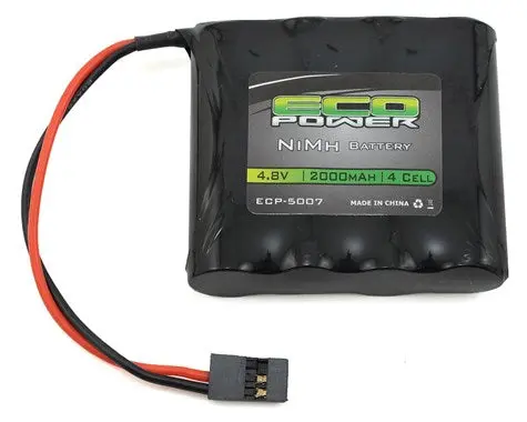 Ecopower 4Cell Nimh Aa Sbs-Flat Receiver Battery 2000Mah 4.8V (Ecp-5007) 1
