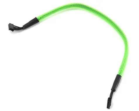Ecopower Braided Brushless Motor Sensor Cable (Flo Green) (200Mm) (Ecp-8015) 1