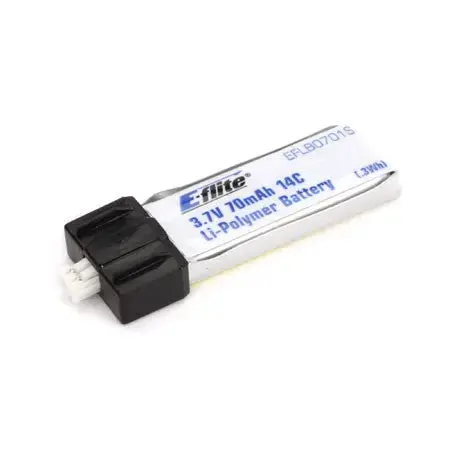 E-Flite 1S 70Mah 14C 3.7V Lipo Battery (Eflb0701s) 1