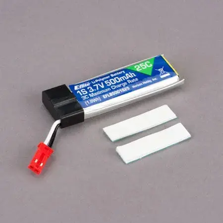E-Flite 1S 500Mah 25C 3.7V Lipo Battery (Eflb5001s25) 1