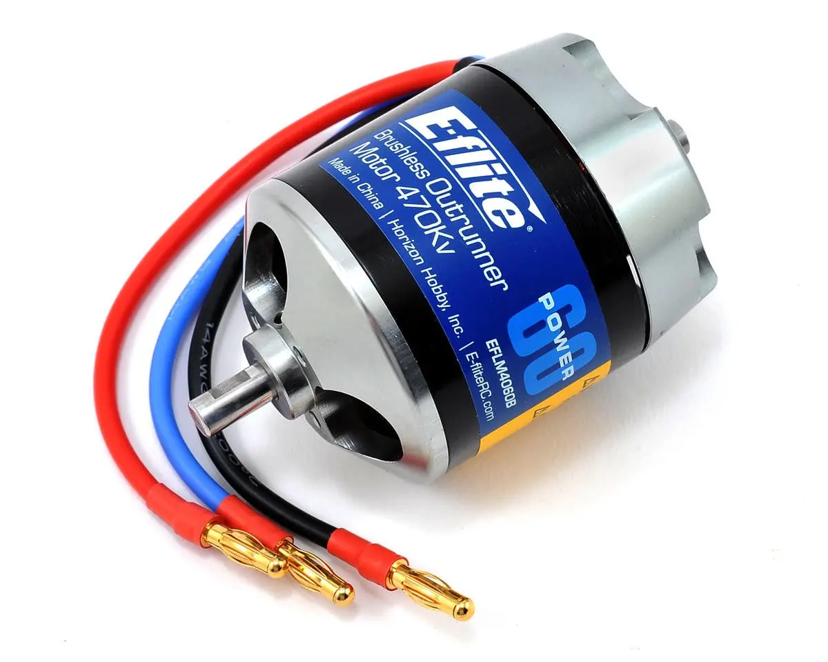E-Flite Power 60 Brushless Outrunner Motor, 470Kv (Eflm4060b) 1