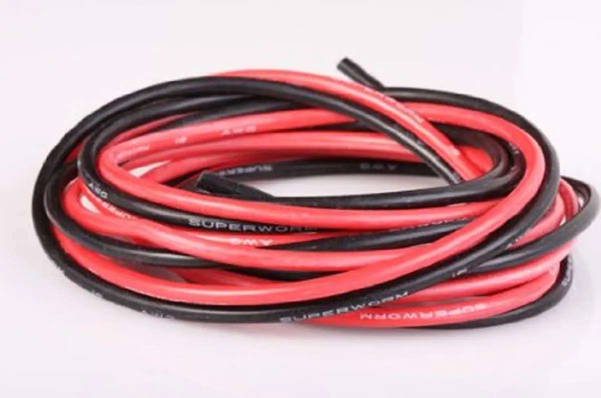 Frc 1305:  Black/Red 14Awg Silicone Wire 1