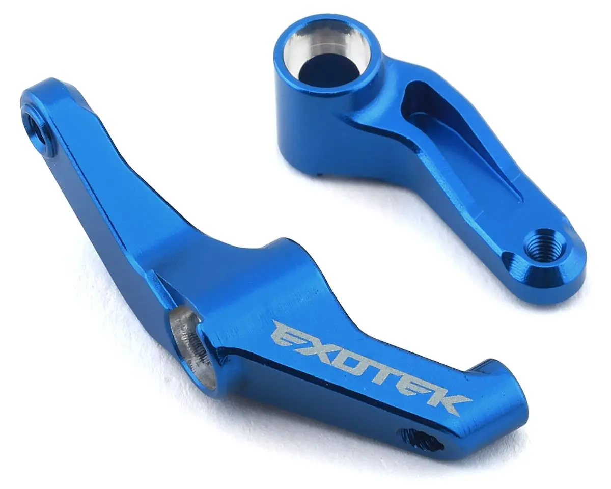 Exotek Dr10 Aluminum Hd Steering Crank Set (Blue) (Exo1972) 1