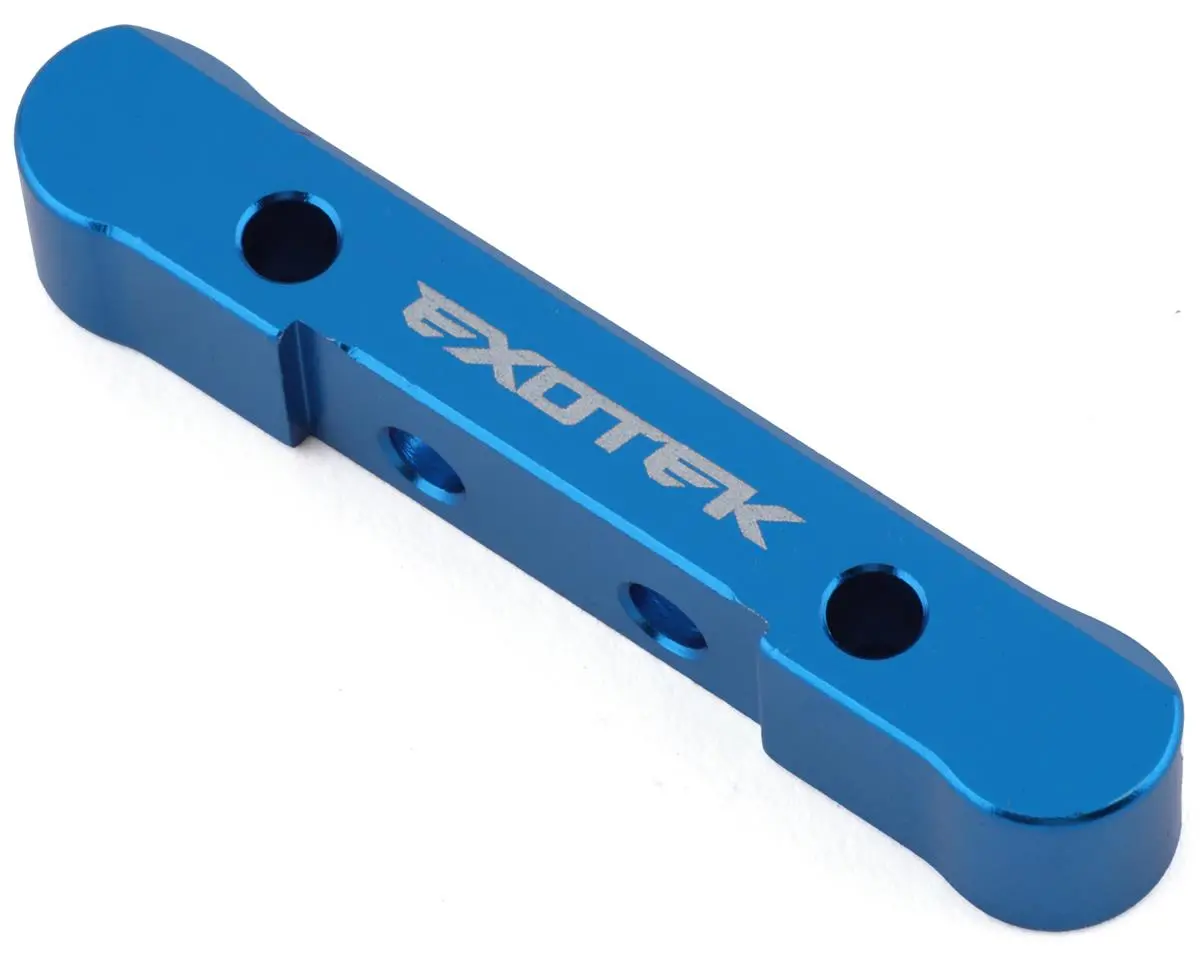 Exotek Dr10 Aluminum Hd "D" Rear Arm Mount (Blue) (Exo2046) 1