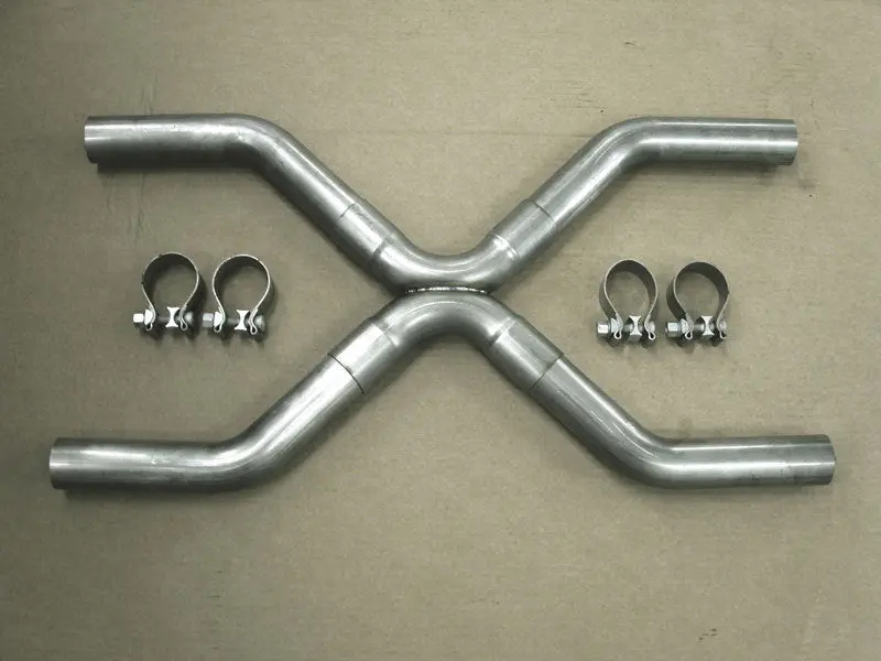 Stainless Works X-Style Crossover Exhaust Manifold – 2-Inch Diameter 1
