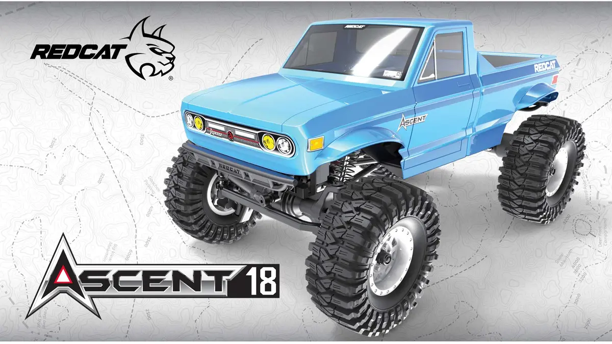 Redcat Ascent-18 Rc Crawler - 1:18 Brushed Electric Rock Crawler 1